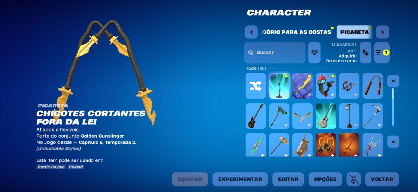 - Conta de Fortnite, 28 skins