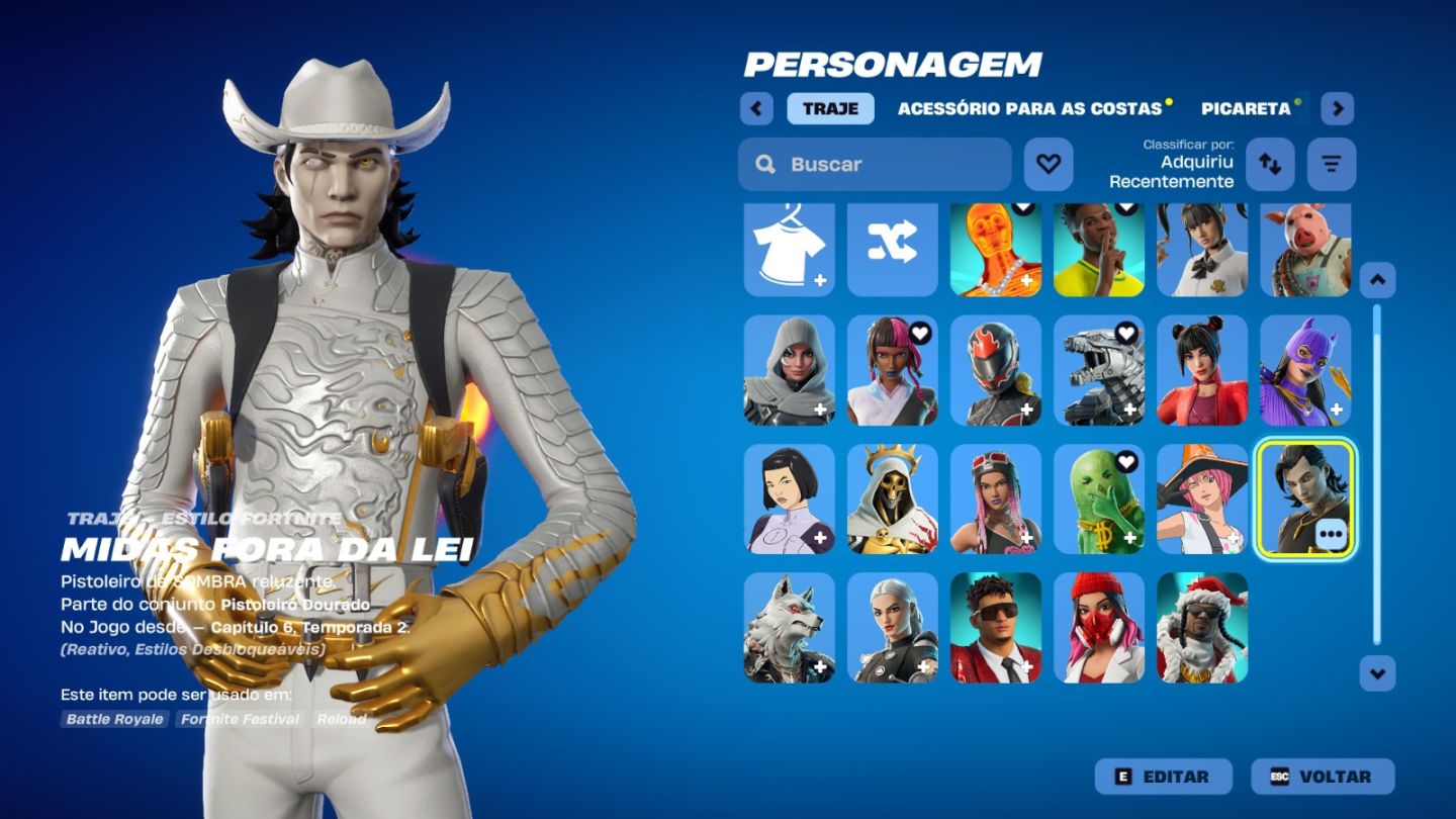 CONTA DE FORTNITE COM 22 SKINS | Vini Jr. | PROMOÇÃO!