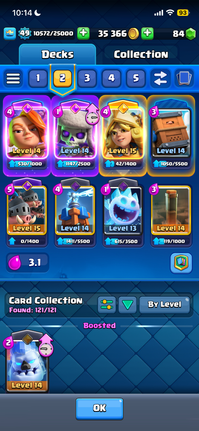 CONTA GEMADA DE CLASH ROYALE