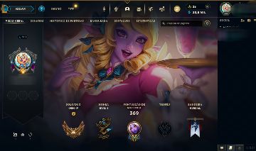 CONTA LOL bastante SKIN