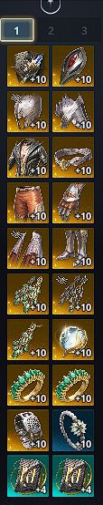 CONTA AION 2 CLERIC 2200 DE GS,96kCP, LV 45 COM ARQUEIRA ALT LV 45