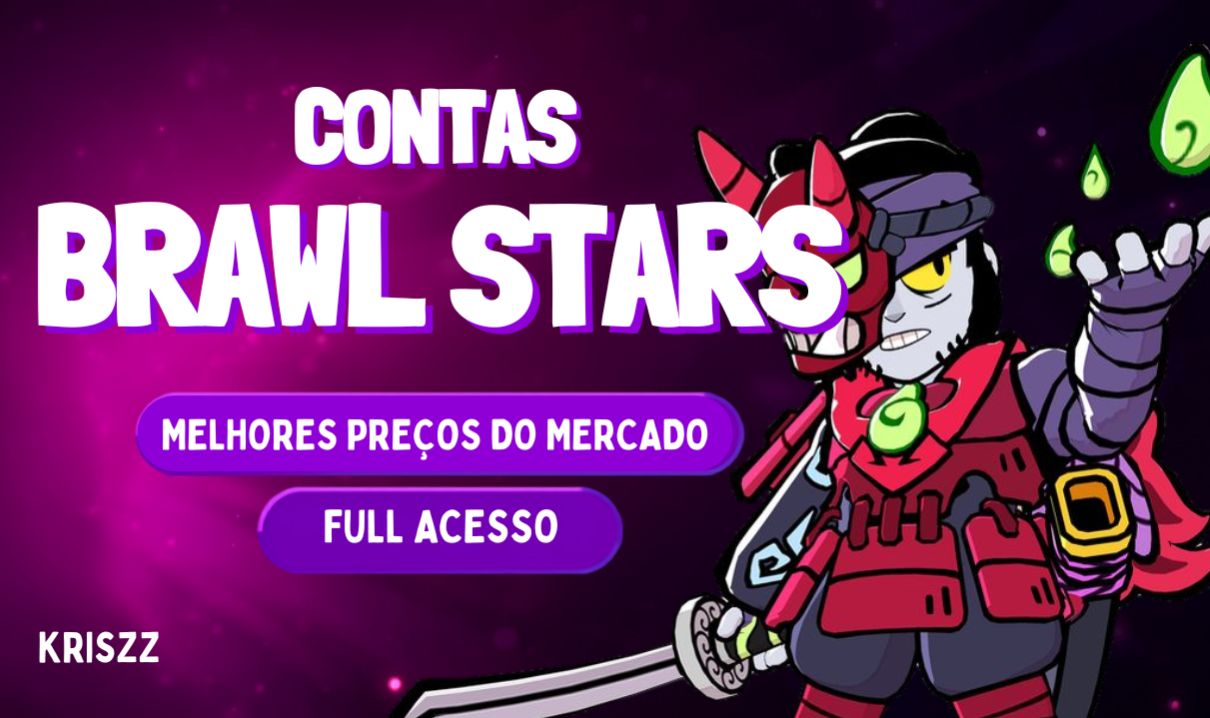 [BRAWL STARS] CONTA COM 75 BRAWLERS, 4 LENDÁRIOS, 9K DE TROFÉUS E VÁRIAS SKINS!