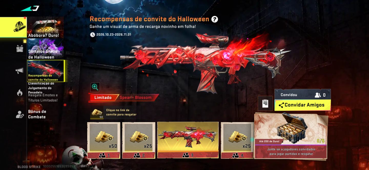 CONVITE BLOODSTRIKE SPEAR ROSEIRAL!!
