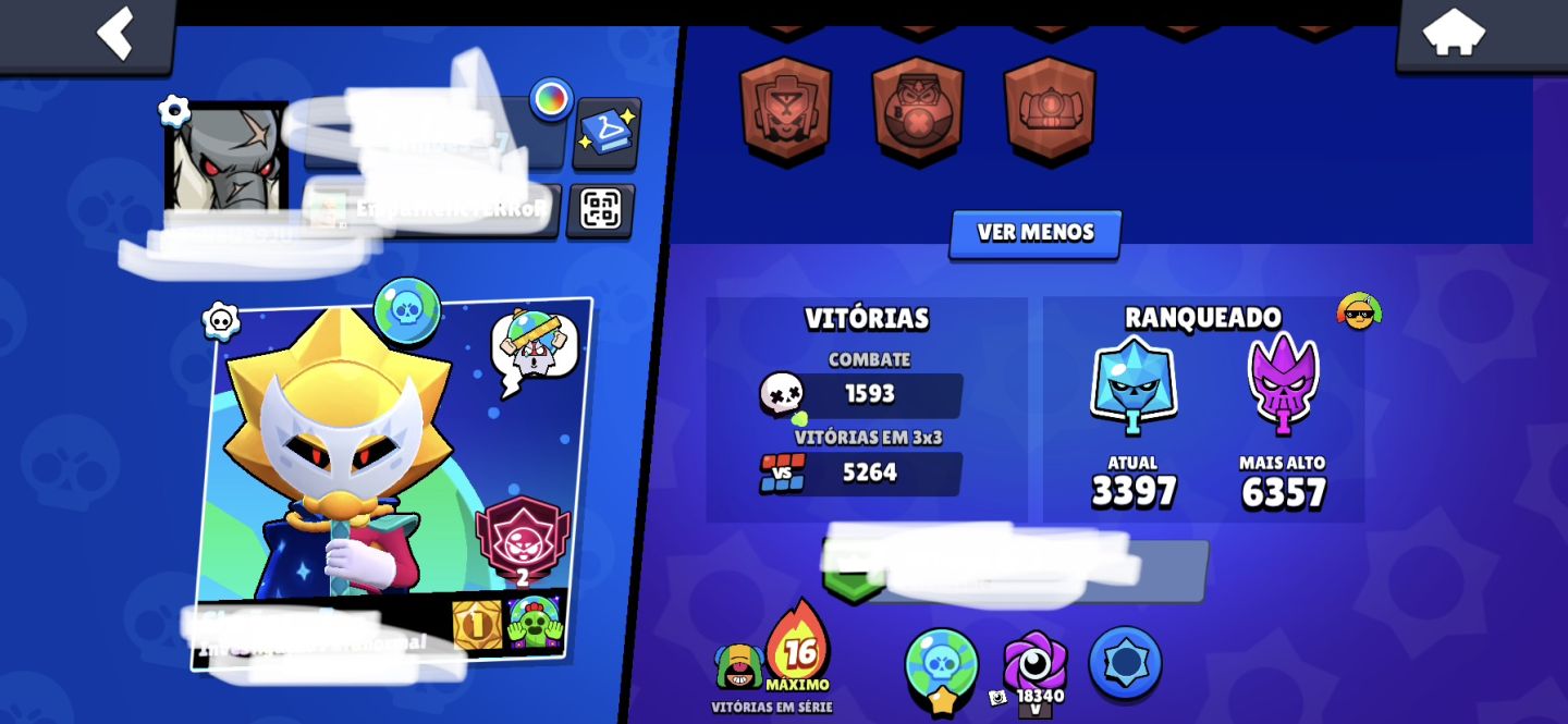 Conta de Brawl Stars