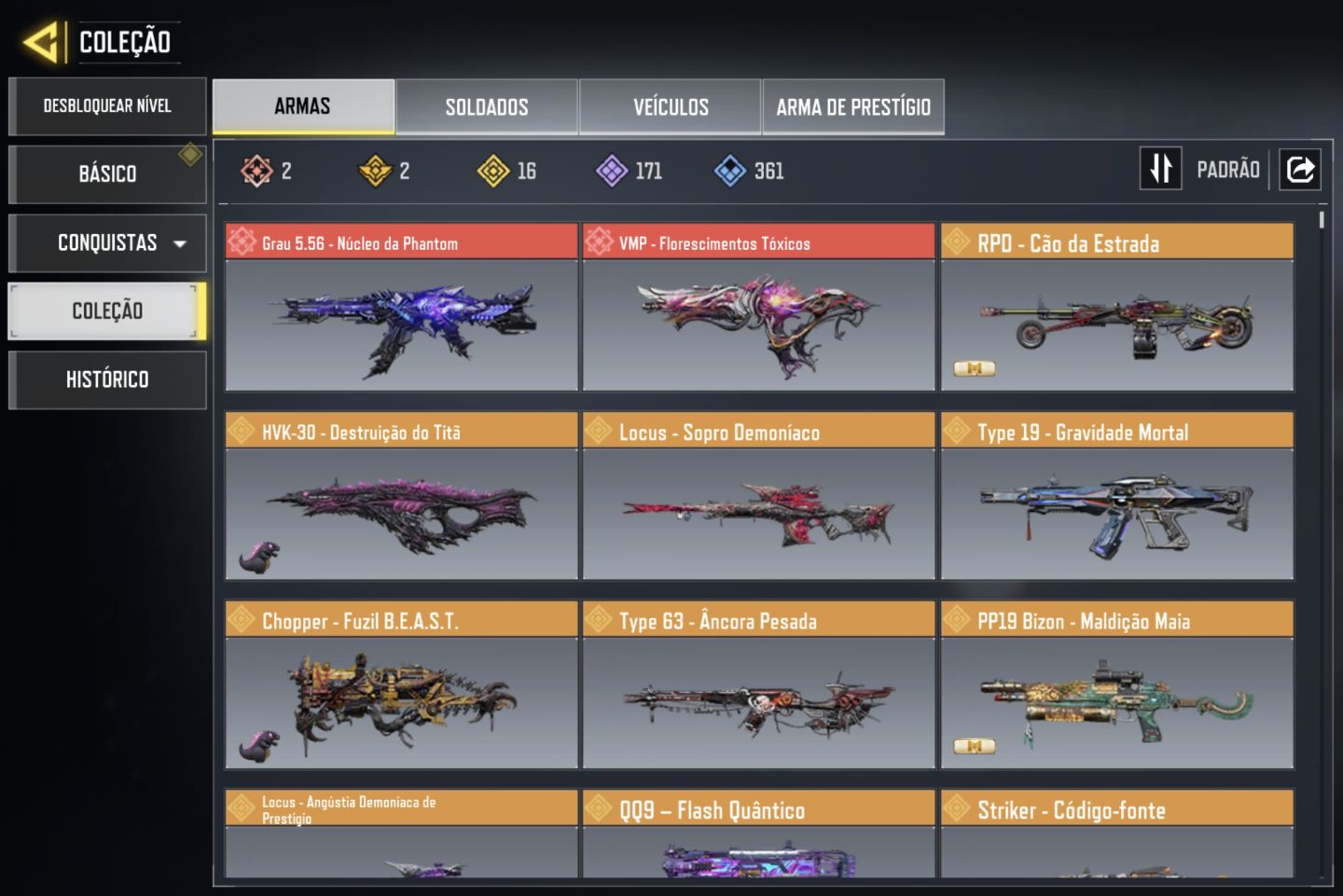 CONTA COD MOBILE 2 MÍTICAS | 16 LENDÁRIAS | 2 PRESTÍGIOS| COLLAB GODZILLA/KONG