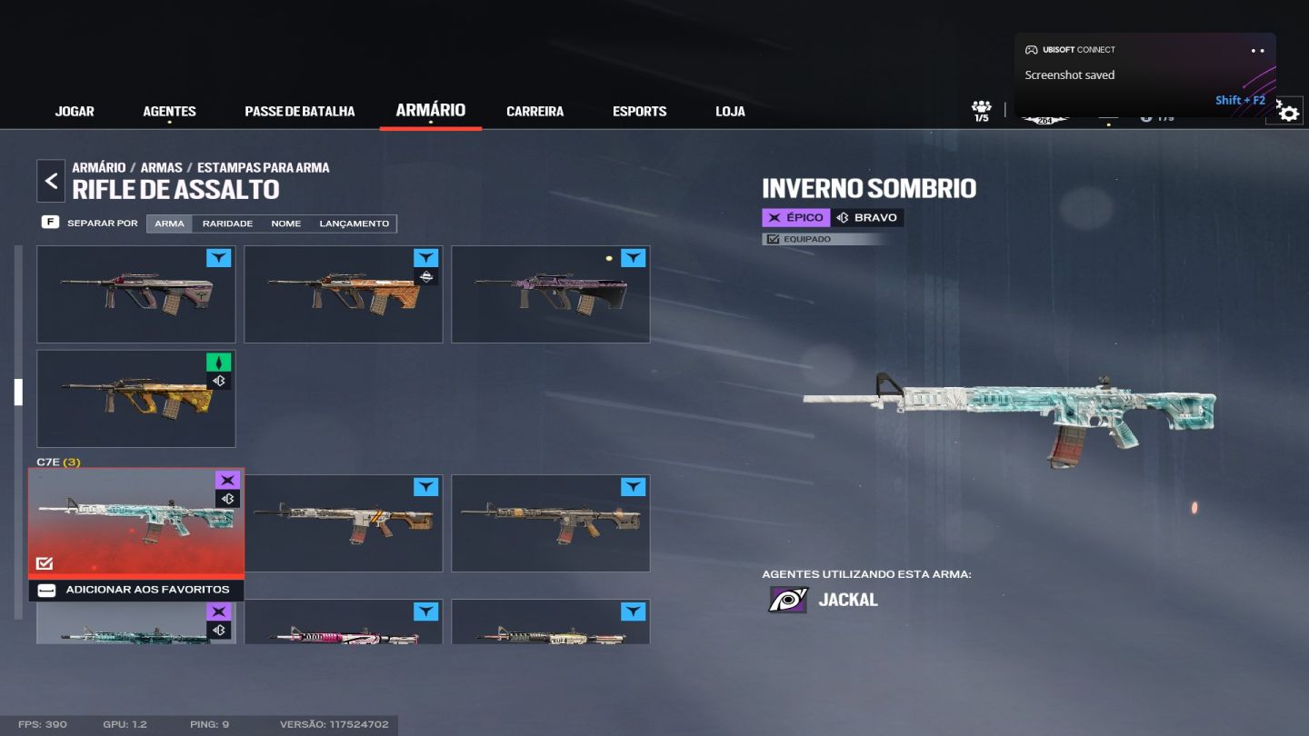 CONTA RAIMBOW SIX COM MUITA COISA LVL264
