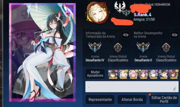 Conta Lv70 22MLs 6 Limitados + Collab