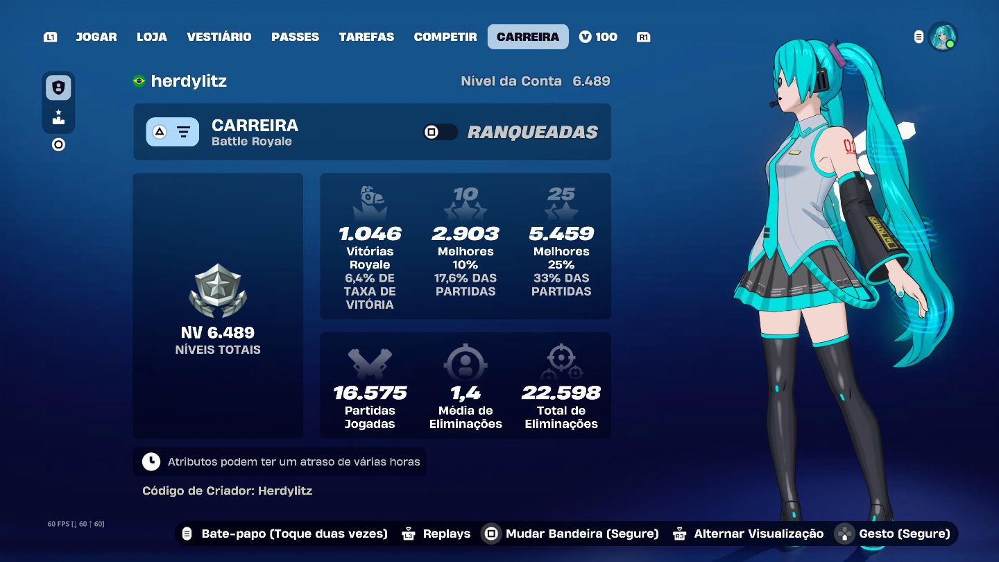 CONTA DE FORTNITE ANTIGA COM SALVE O MUNDO COM V BUCKS