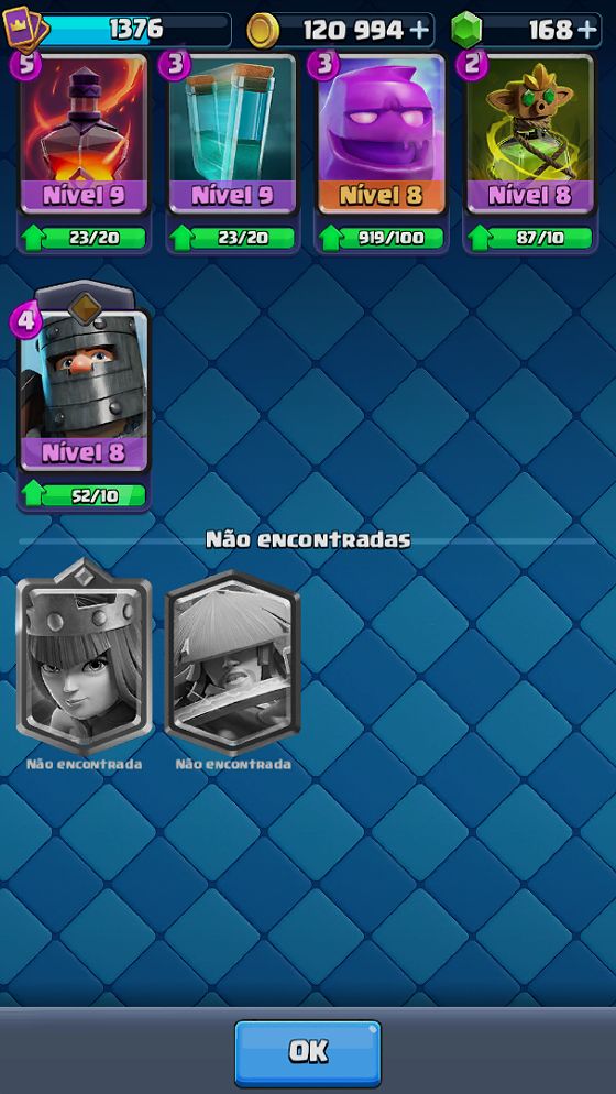 Conta CLash royale arena 20 e cartas lvl 15 e clash of clans cv 15