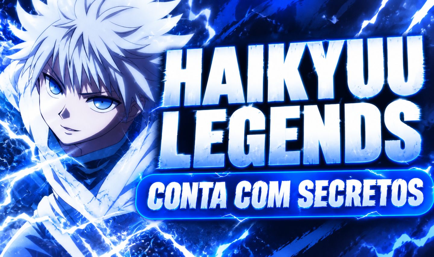 CONTAS DE VOLEY BALL LEGENDS / HAIKYUU LEGENDS / VBL / LENDAS DO VOLEI