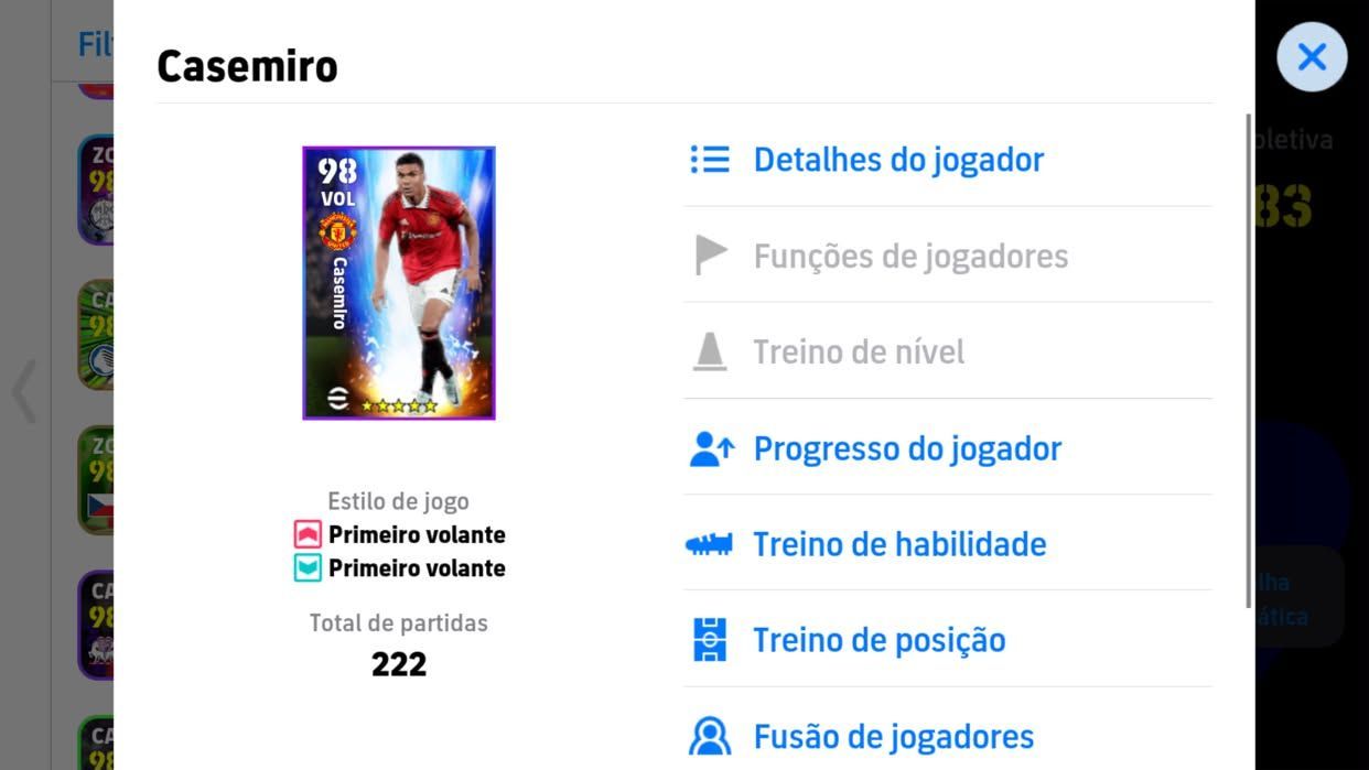 Conta de Efootball Braba do CR7,MESSI,KVARA BLITZ,BALE FORÇA COLETIVA MAX 3284+