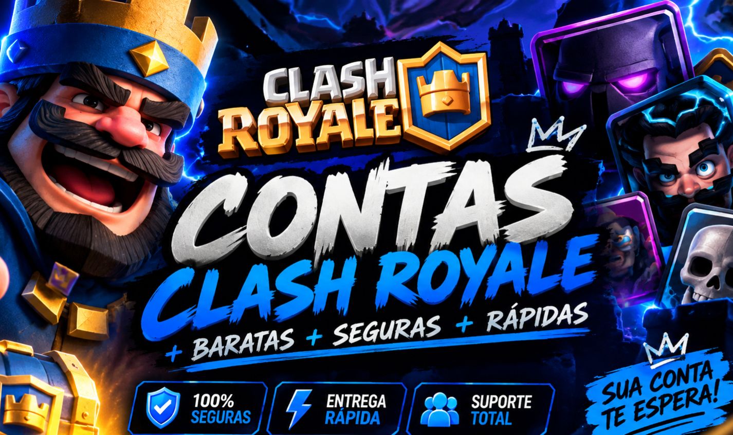 Contas Clash Royale | MELHOR PREÇO