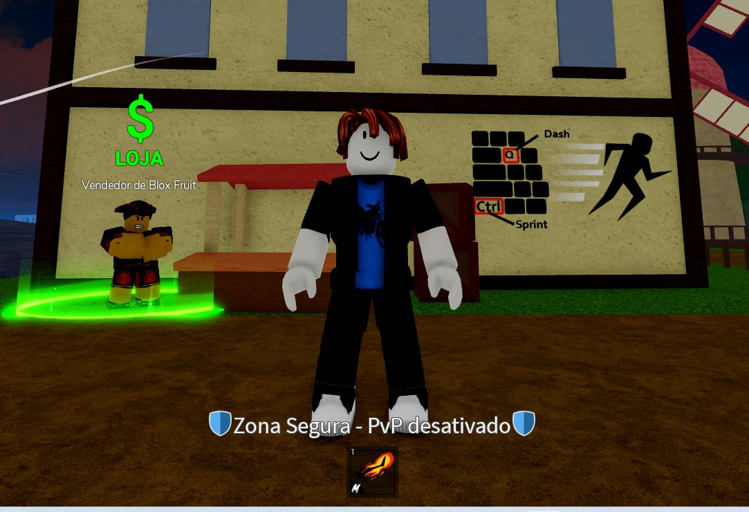CONTA ROBLOX - BLOX FRUITS - LV 1 - COM ESTILO DE LUTA - AURA - FRUTAS -PROMOCAO