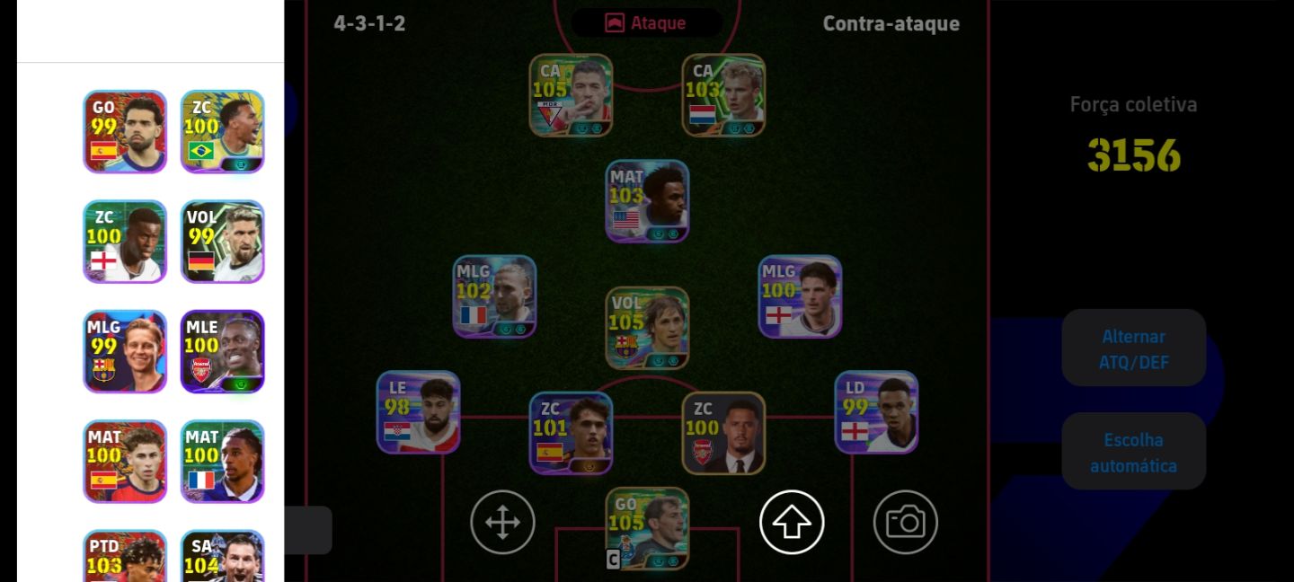 Conta de EFOOTBALL para começar bem
