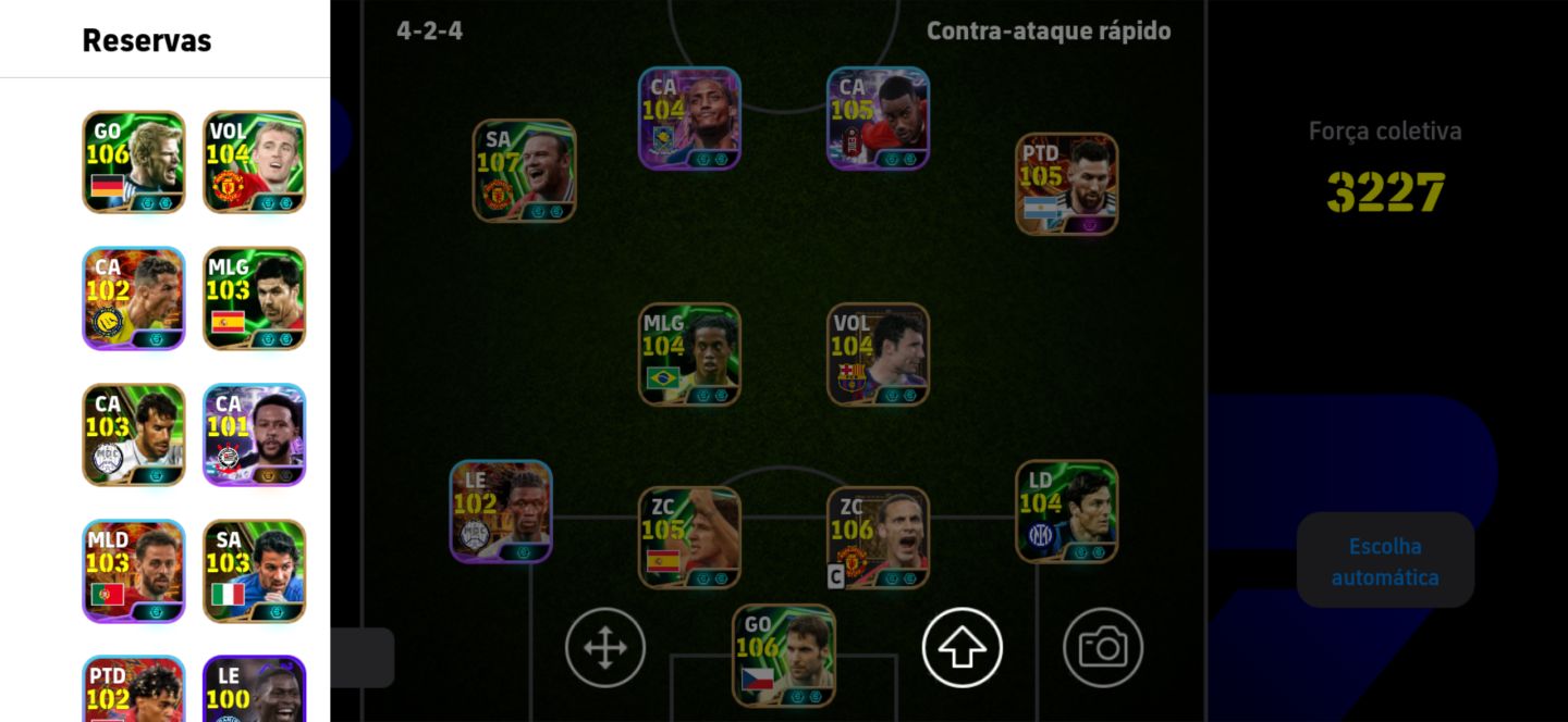 Conta efootball com big time