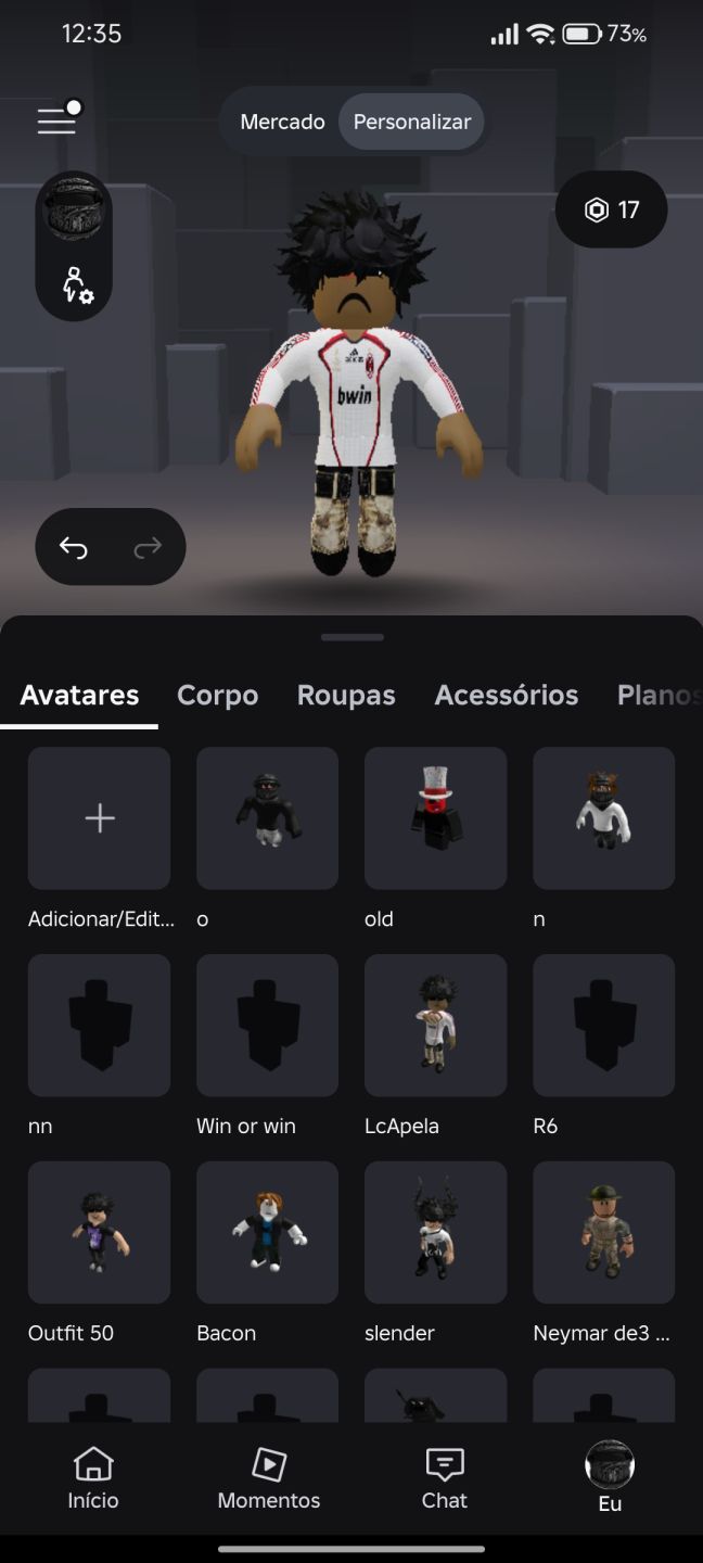 Conta de Roblox (2019)