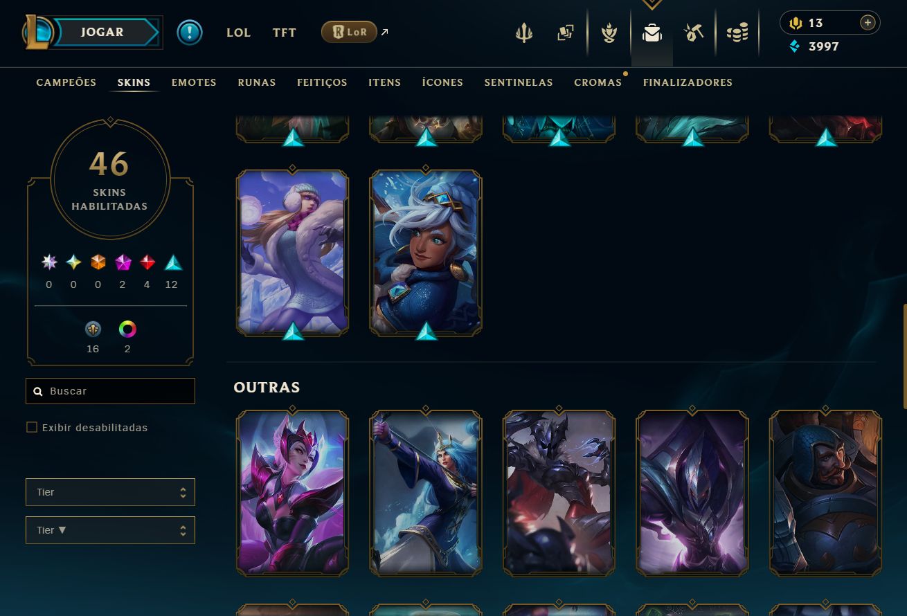 [ACESSO IMEDIATO] PAX Sivir 46 Skins 139 Campeões