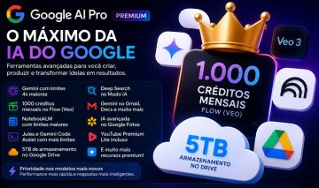 Google AI Pro (Ativação na Sua Conta Google)