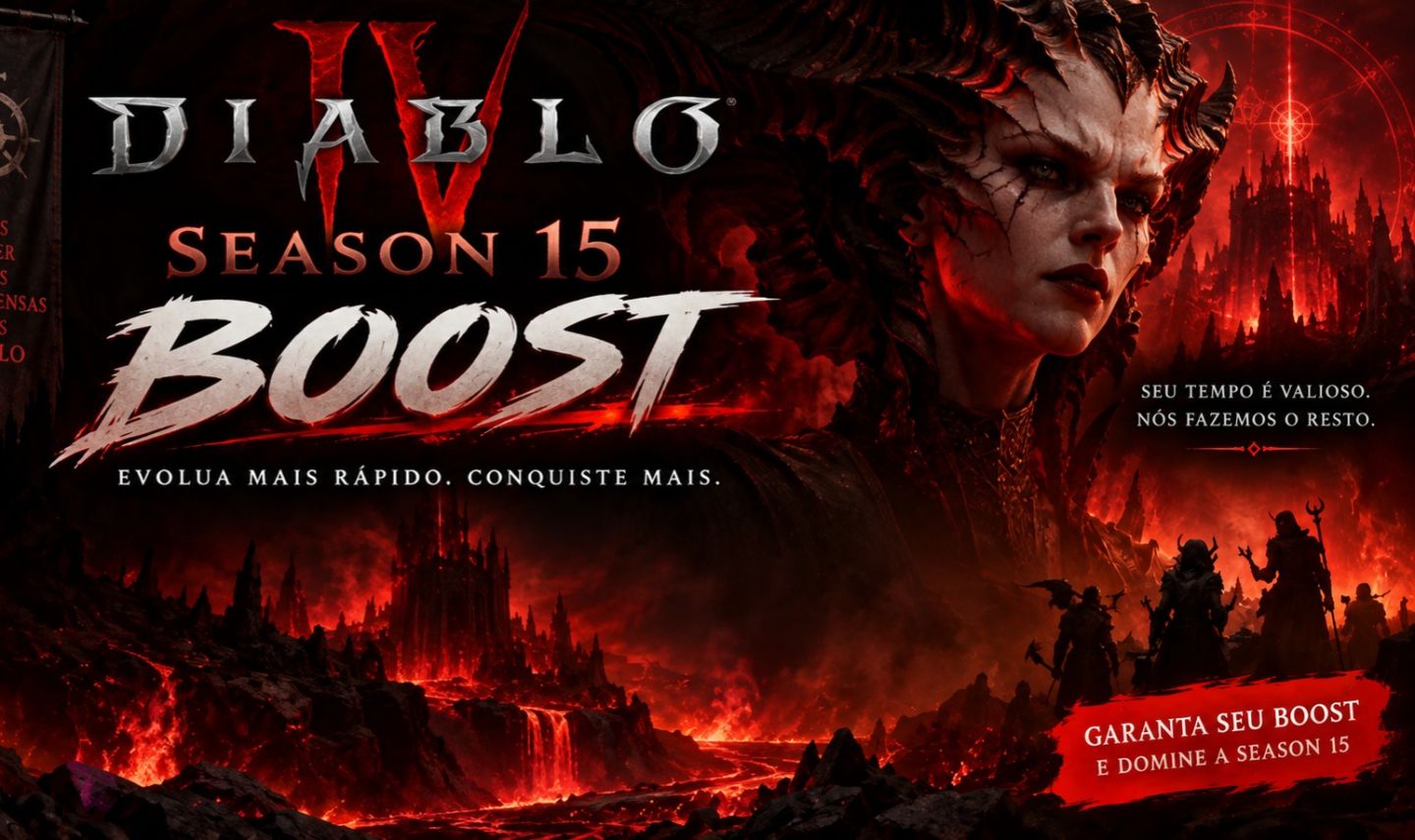 Diablo 4 Temporada 15 | Leveling 1-70 | Paragon Boost