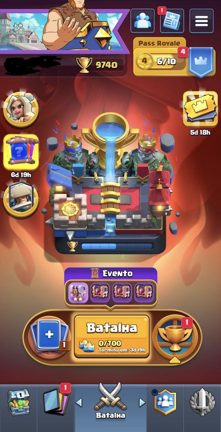 CONTA CLASH ROYALE, +9500 TROFÈUS, CONTA RARA E BARATA, PROMOÇÂO, ENTREGA RAPIDA