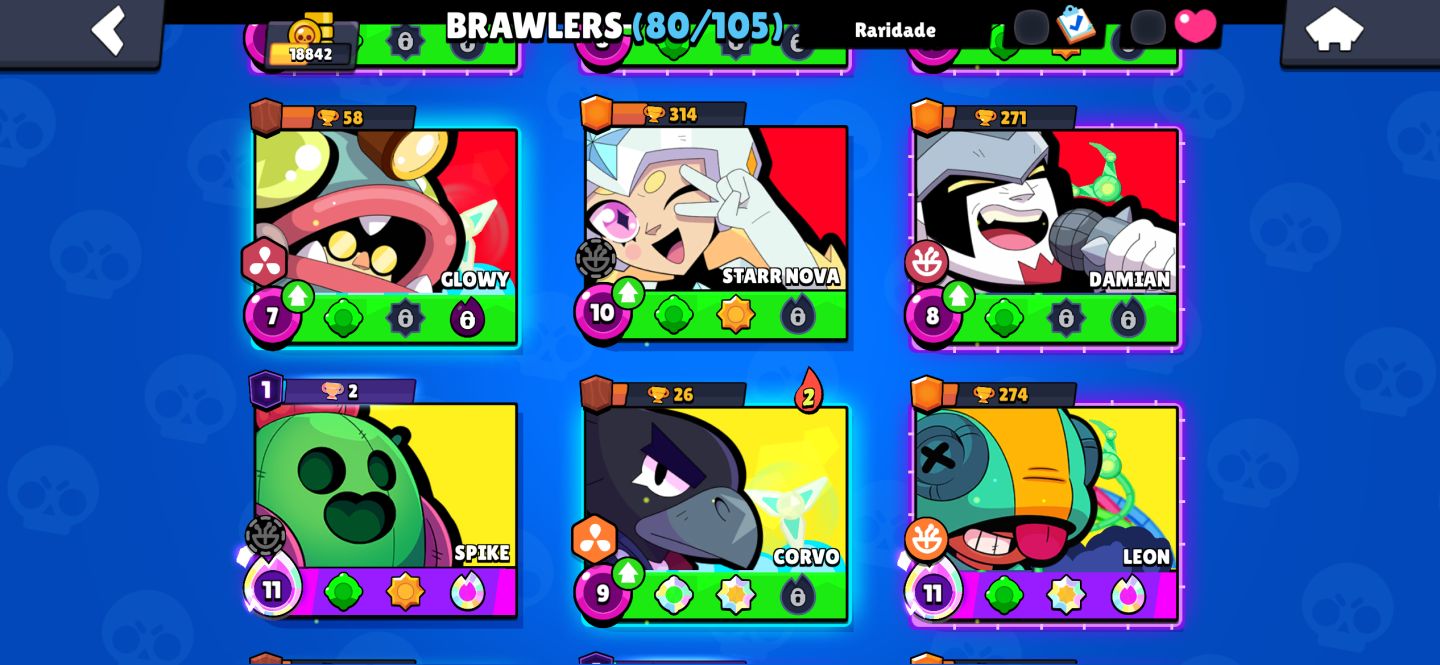 [ PROMOÇÃO ! CONTA DE BRAWL STARS 18K DE TROFÉUS | 80 BRAWLERS]