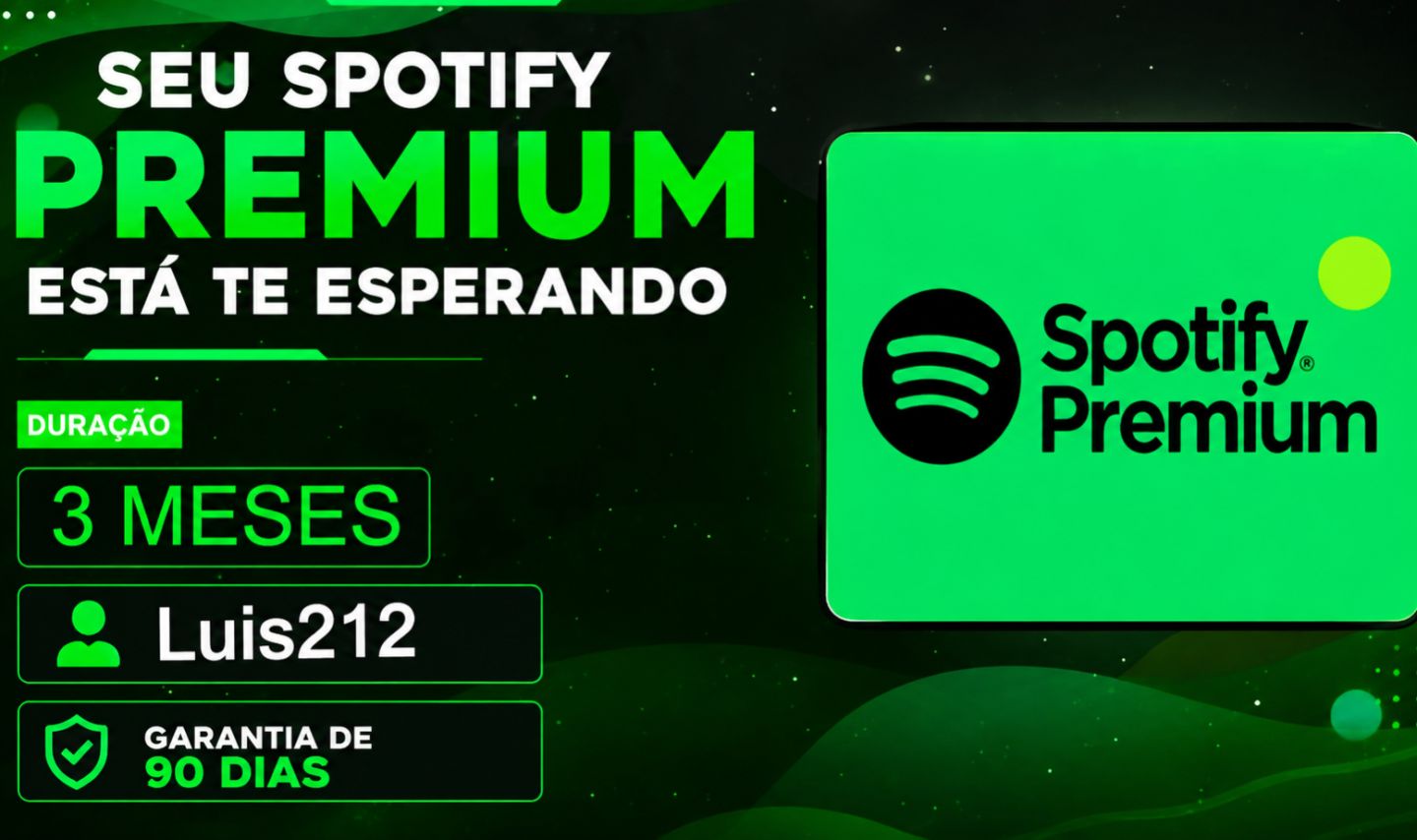 Conta Spotify 3 Meses Com Seu E-mail!