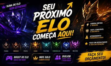 SUBA DE ELO POR PREÇOS INSANOS!