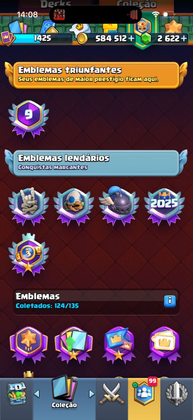 CONTA CLASH ROYALE, 14000 TROFEUS, 17 EVOLUÇÕES, 9 CARTAS ELITE(16) REI16 9 ANOS