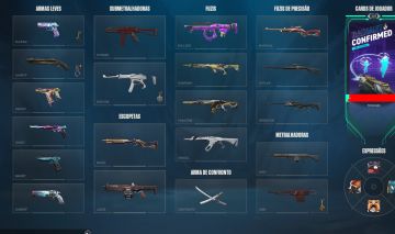 Conta valorant unico dono Varias skins