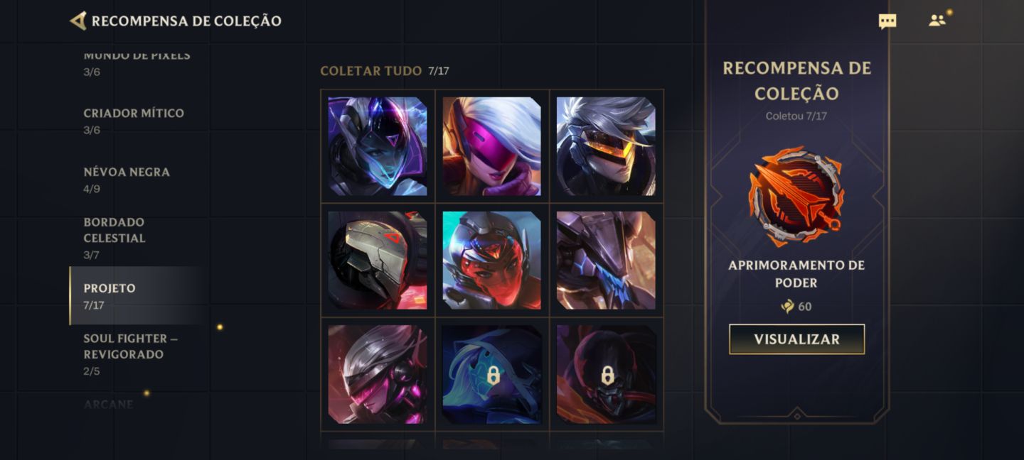 CONTA COM VÁRIAS SKINS GACHA | WILD RIFT | LOL