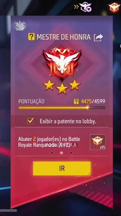 UP DE PATENTES FREE FIRE | BR & CS Ranqueado EnzoAO