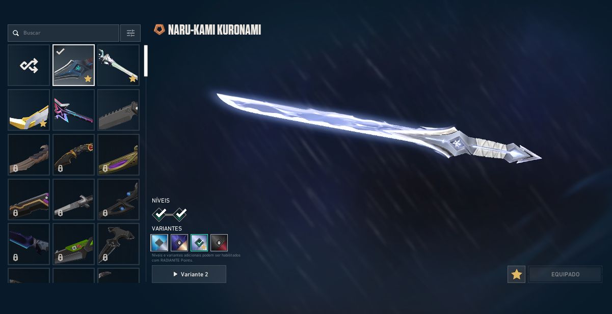 Conta valorant com pacote kuronami