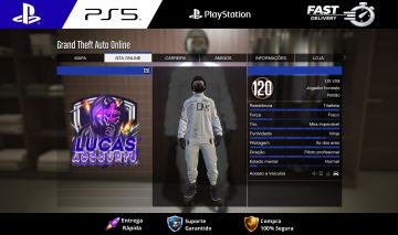 CONTA INICIAL DE GTA 5 ONLINE [PS5 - NOVA GERAÇÃO].