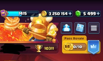 Conta de Clash Royale 10 anos de jogo 3 cartas full