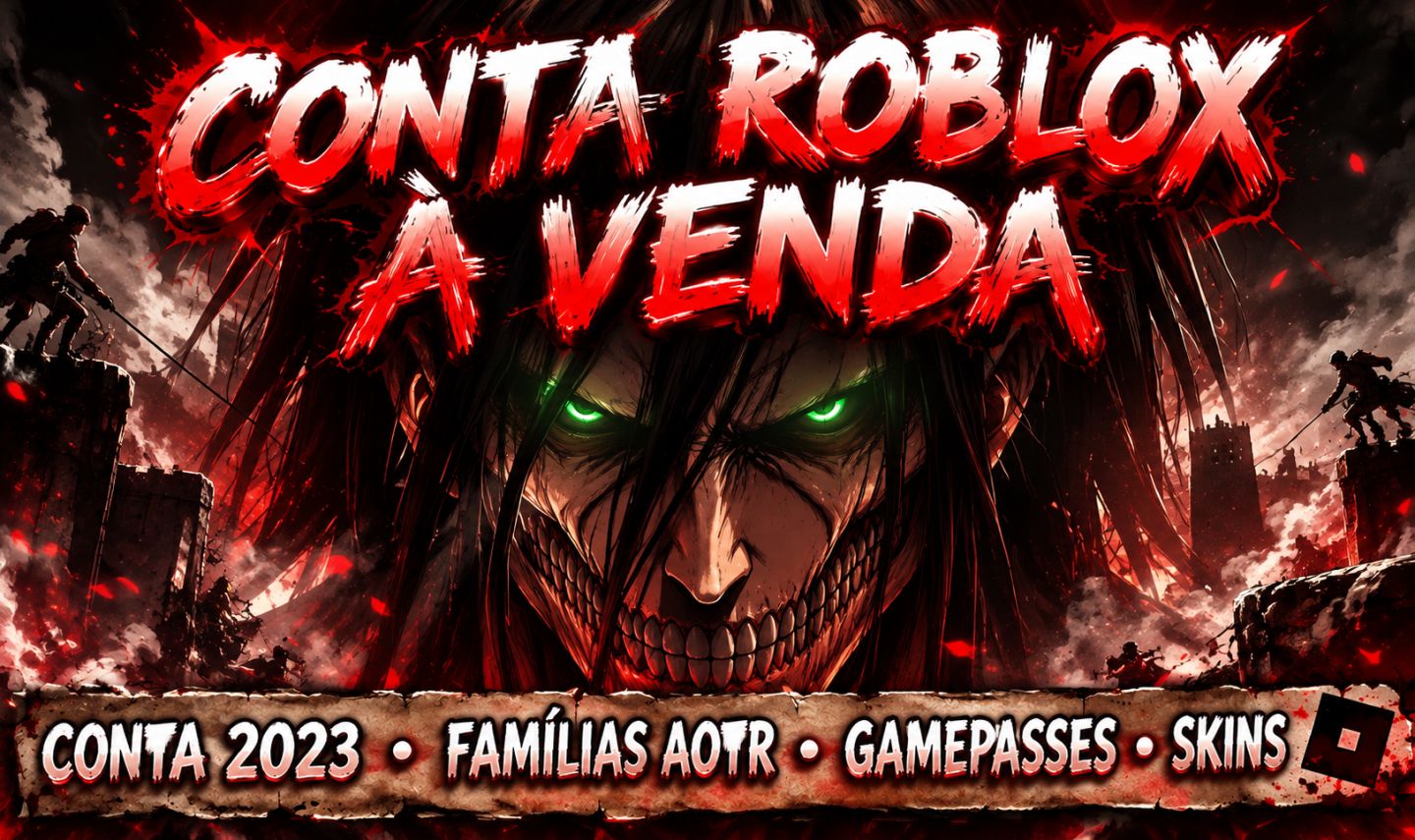 CONTA ROBLOX 2023 | AOTR + FAMÍLIAS RARAS + GAMEPASSES E SKINS EM VÁRIOS JOGOS