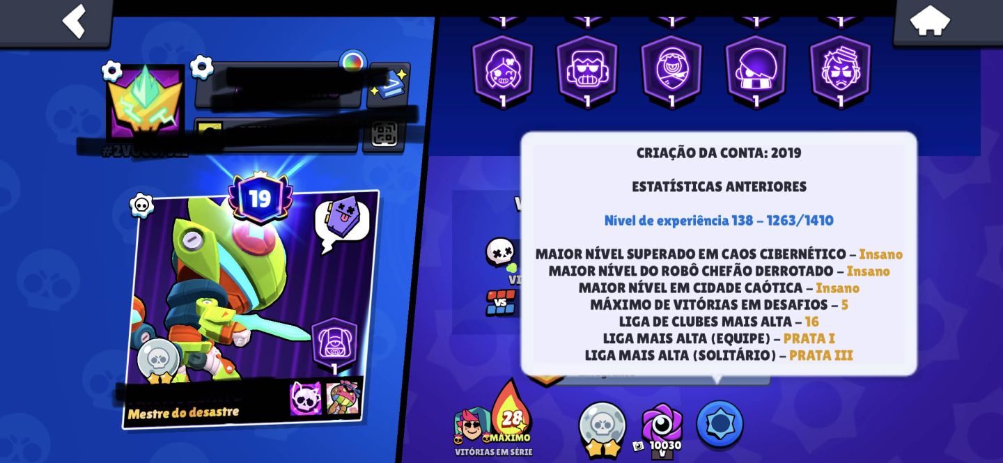 [CRIADOR DA CONTA] Conta brawl stars 54k trofeus antiga 2019