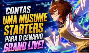 UMA MUSUME CONTAS COM CARTAS - TACHYON, KITASAN, LIGHT HELLO.