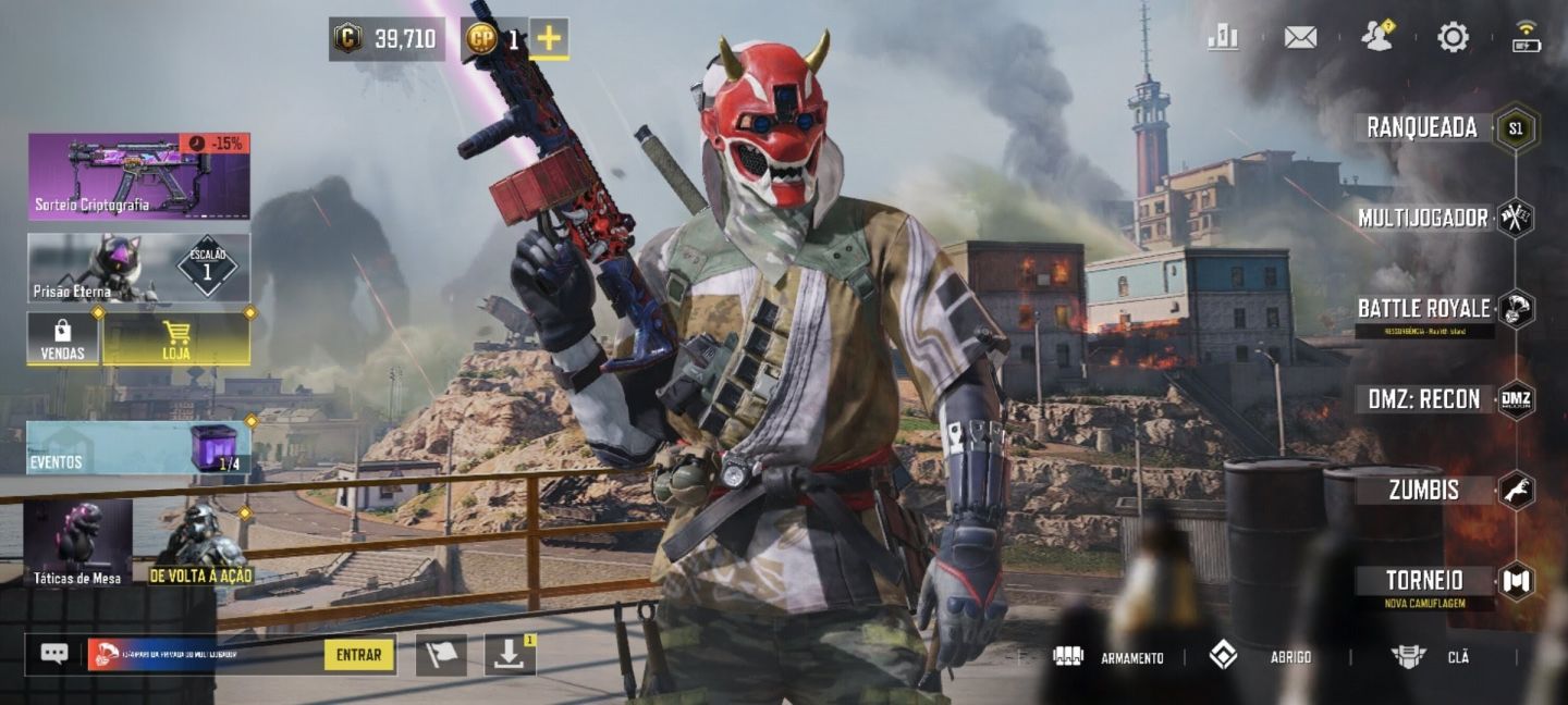 Conta Cod Mobile level 100+