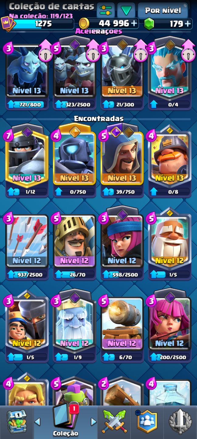 CONTA CLASH ROYALE - ARENA 19