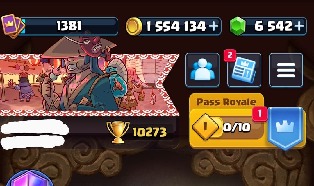 CONTA DE CLASH ROYALE COM QUASE TODAS AS CARTAS