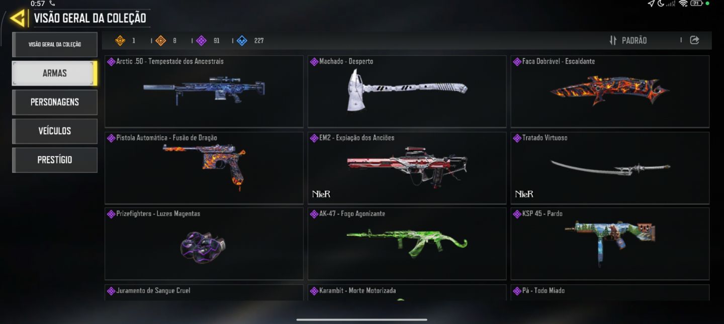 Conta de CALL OF DUTY (MOBILE) ANTIGAAAAAA!!!!!