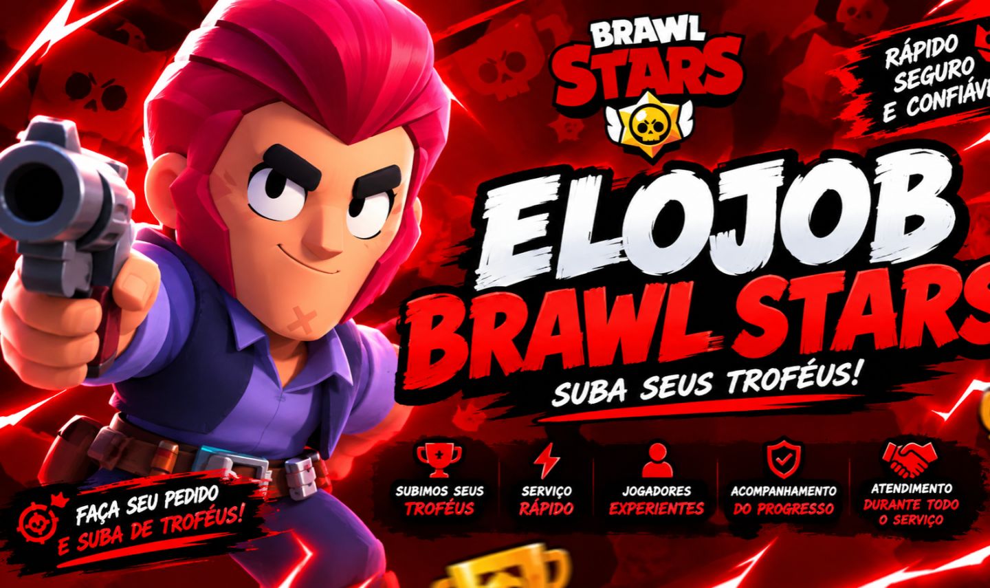 UPO / SUBO SUA CONTA NO BRAWL STARS (TROFÉUS E TAMBÉM RANKEADA) [ELO JOB]