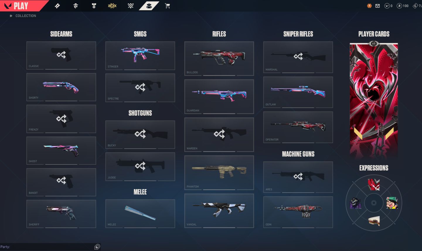 CONTA VALORANT | MUITAS SKINS | PREÇO BAIXO