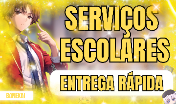 TRABALHO ESCOLAR RÁPIDO E PERSONALIZADO - [ENTREGA RÁPIDA]