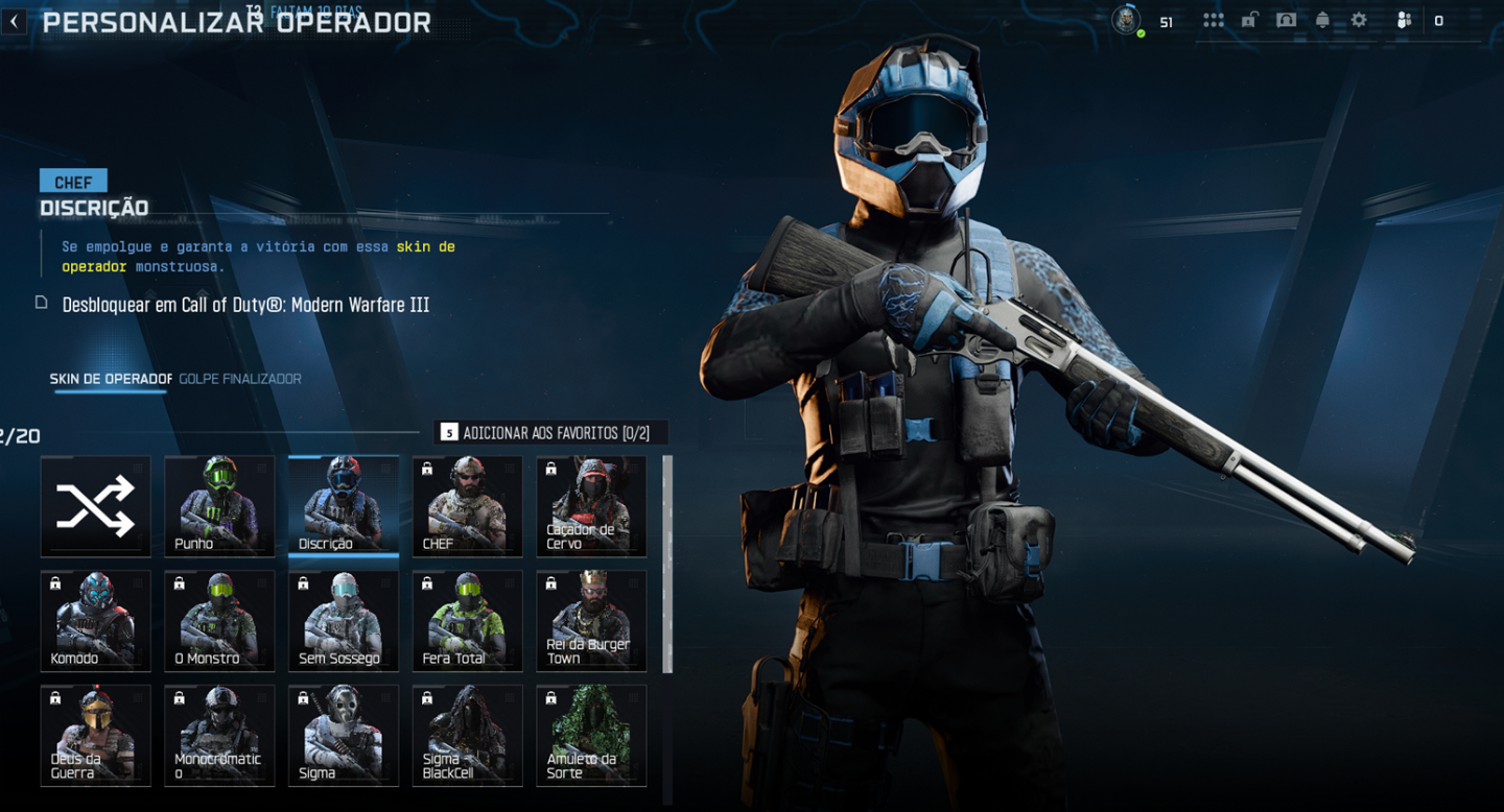 CONTAS WARZONE - CONTA BO7 NIVEL 55 E CAMUFLAGEM - RANKED - FULL ACESSO