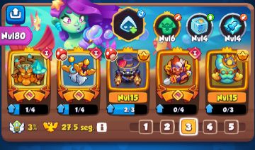 CONTA RUSH ROYALE PEGA 9500 TROFEUS CARTAS R1