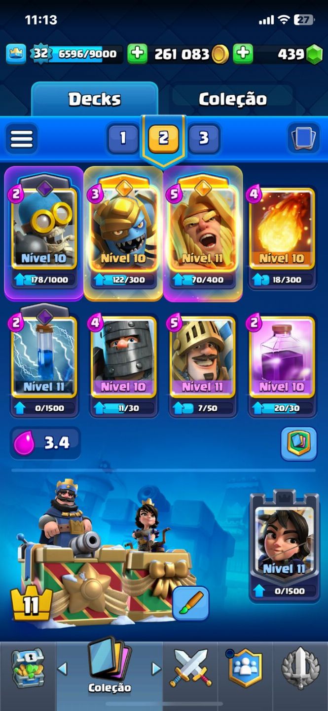 Conta de Clash Royale Básica