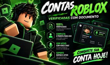 CONTA ROBLOX VERIFICADA + VOICE CHAT ATIVO