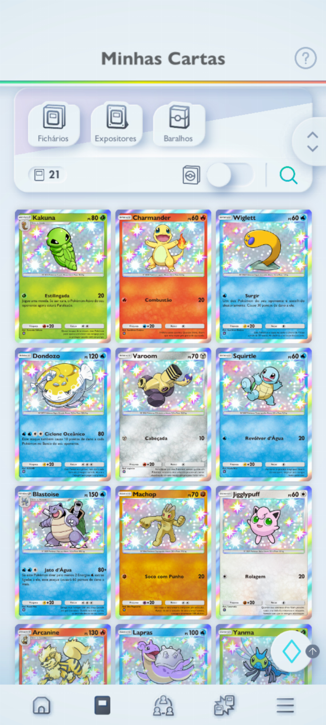 Conta TCG Pokémon LvL 52