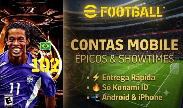 Contas efootball Brabas ( Epicos Pagos e Upadas )